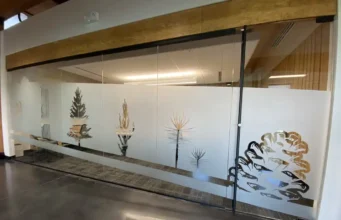 Stylish Frosted Vinyl Solutions for Raleigh NC Offices Frosted Vinyl Raleigh NC