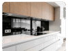 modular kitchen design in Lucknow Top finish options for modular kitchen design in Lucknow