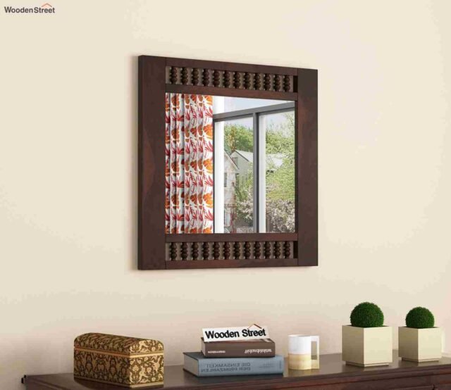 wooden wall mirrors