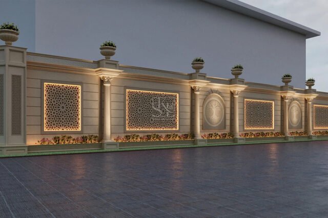 Boundary wall Designs - Stone Art By SKL