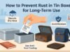 How to Prevent Rust in Tin Boxes for Long-Term Use? Tin Boxes