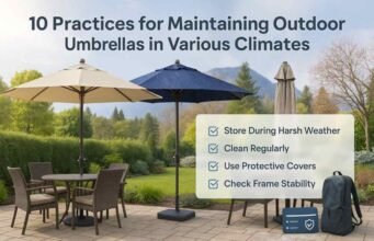 What Are 10 Practices For Maintaining Outdoor Umbrellas In Various Climates? outdoor umbrella maintenance tips