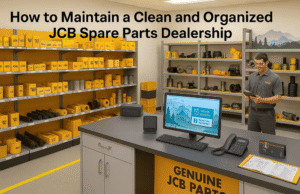 How to Maintain a Clean and Organized JCB Spare Parts Dealership? Organized JCB Spare Parts