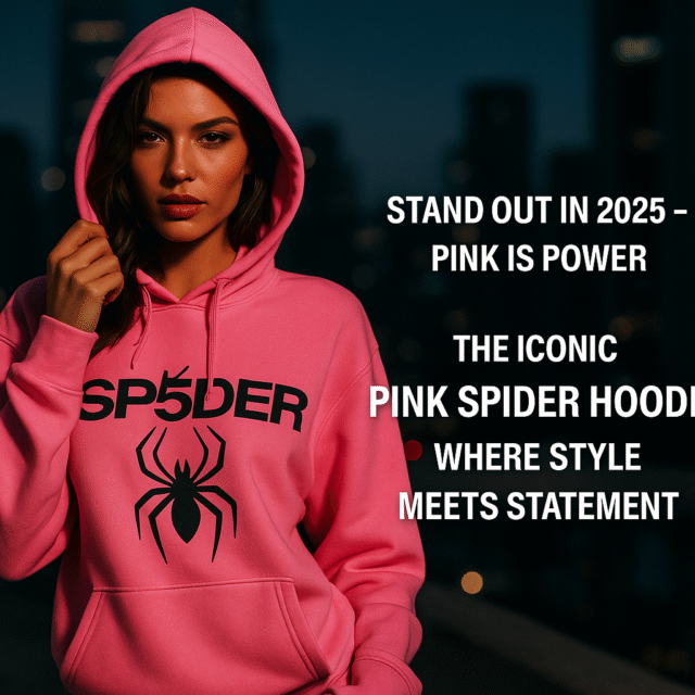 Pink Spider Hoodie