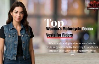 Top Women’s Motorcycle Denim Vests for Riders Women’s Motorcycle Denim Vests