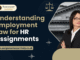 Understanding Employment Law for HR Assignment Case Studies HR-Assignments