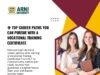Top Career Options After Getting a Vocational Training Certificate Vocational Training Certificate