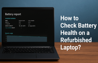 How to Check Battery Health on a Refurbished Laptop? A Complete Guide Check Battery Health on a Refurbished Laptop