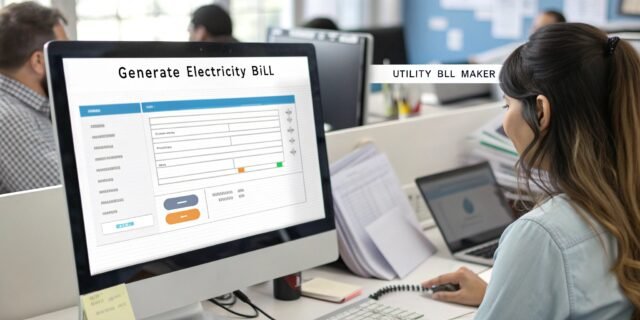 Electricity Bill Generator and Utility Bill Maker Online: Fast, Easy, and Reliable