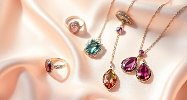 gemstone earrings