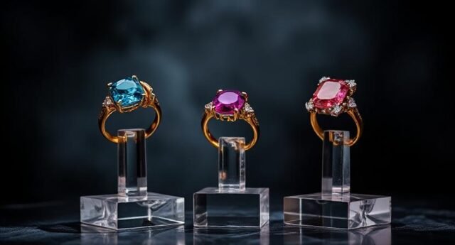 gemstone rings