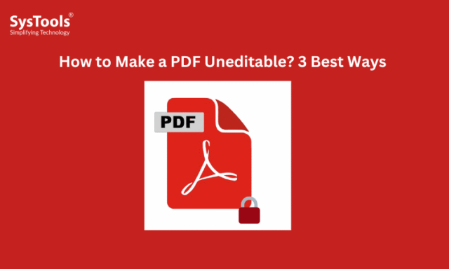 how to make a pdf uneditable