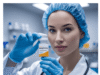 Semaglutide Georgia: A Game-Changer for Weight Loss and Diabetes Care Female doctor in a lab coat and blue gloves holding a bottle labeled "Semaglutide" in a medical laboratory, highlighting the medication used for weight loss and diabetes treatment.