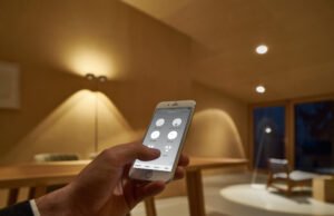 Why Smart Lighting Control System Is Essential for Modern Spaces Smart lighting control system in a luxury apartment in Down Town Dubai